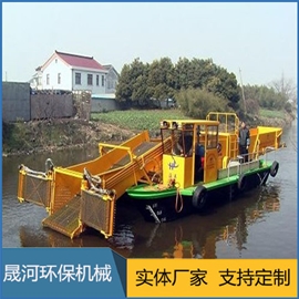 Water cleaning boat