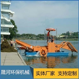 Automatic mowing boat