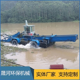 Automatic mowing boat