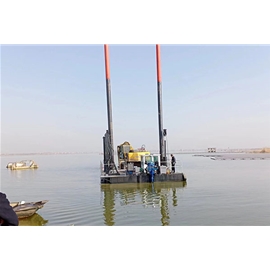 Water excavator platform